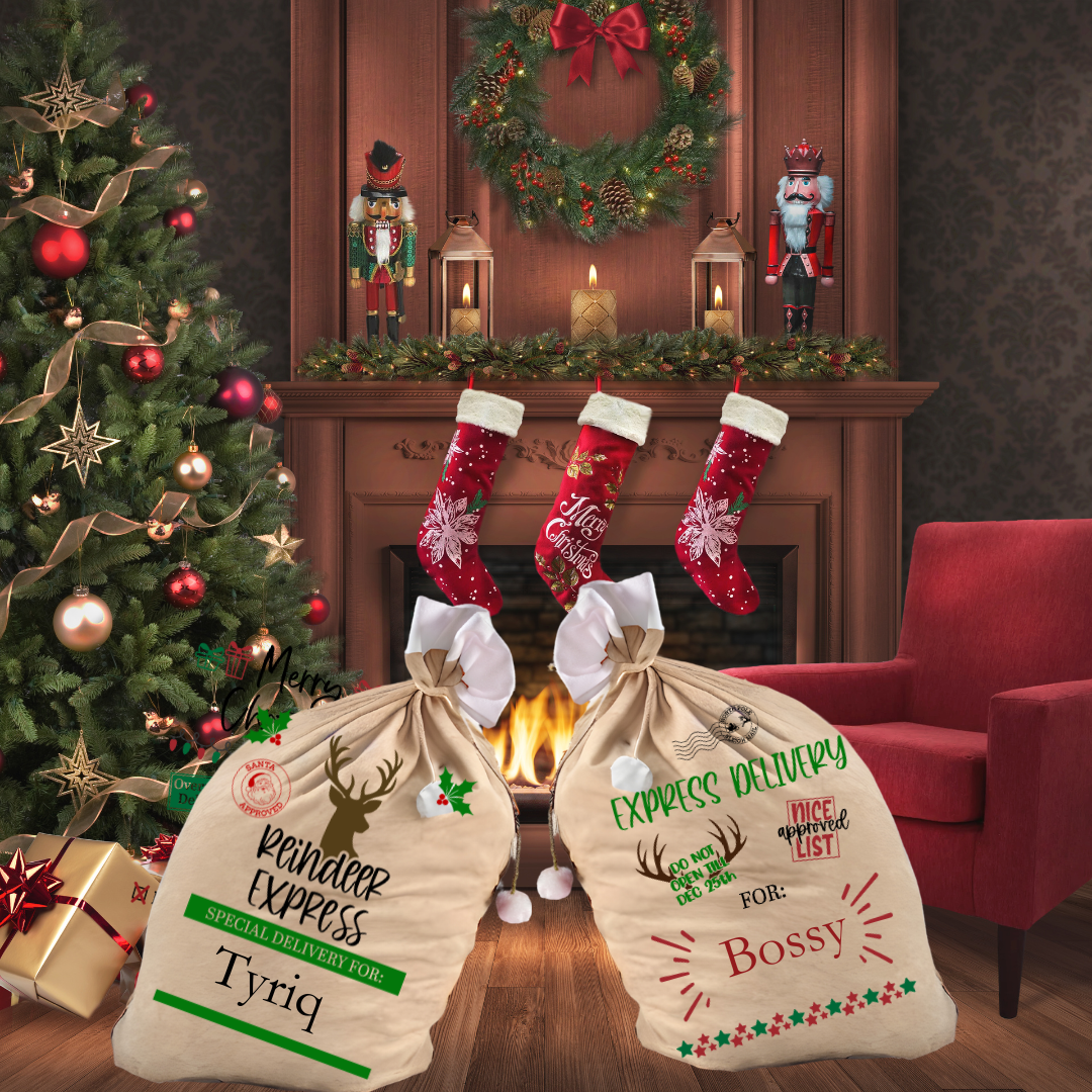 Custom Large Santa Sacks